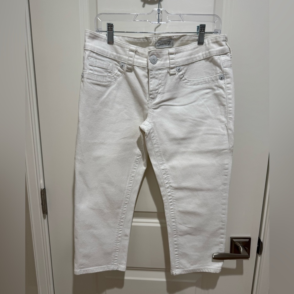 Seven7 White Denim Pants
